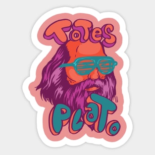 Totes Plato Sticker